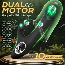 Load image into Gallery viewer, Dildo Vibrator Sex Spielzeug für die Frau, Vibratorensets für Frauen Klitoris Stimulator für Sie, G Punkt Vibratoren mit Klitorisstimulation mit 10 VibrationModi Sexspielzeug für Paare Sex Toy