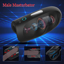 Load image into Gallery viewer, Elektrischer Masturbator Penistrainer Vibrator Mit 10 Vibrationsmodi Penistrainer Massagegerät,Elektrische Masturbator Cup Multiple Reize Sexspielzeug für Mann Eichel Stimulator