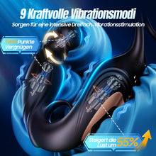 Load image into Gallery viewer, Analvibratoren für Mann Prostata Stimulation Männer mit 360° Rotierende Analdehnung Massage &amp; 9 Intensiv Vibrationsmodi Analplug Anal Vibrator Sex Spielzeug die Männer Penisring APP Tagnaff