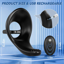 Load image into Gallery viewer, Eherson Penisring Vibrator, Penisringe Sex Spielzeug für Paare mit 9 Vibrationsmodi für Penis Hoden Perineum, Penis Ring zur Potenzsteigerung,Cockring Sex Spielzeug für die Männer Sexspielzeug