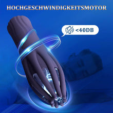 Load image into Gallery viewer, Elektrische Eichelvibrator,Penis-Vibrator im Griffdesign Mit 10 Vibrationsmodi Penistrainer Massagegerät,Elektrische Masturbator Cup Multiple Reize Sexspielzeug für Mann Silikon Männerpokal