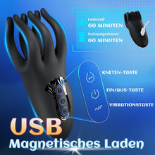 Load image into Gallery viewer, 10 Vibrations-Knetmodi Sex Spielzeug für die Männer, Penis Trainer Masturbator Vibratorensets für Männer Eichelvibrator Taschenmuschi