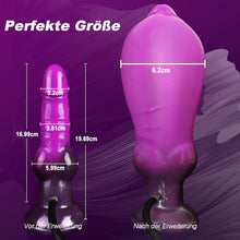 Load image into Gallery viewer, Anal Dildo Groß Monster Aufblasbar Fantasy Dildo Knot Dog Inflatable BDSM Analdildos Anal Toy XXL Dildos Pump Analdehner Fetisch Analplug Sex Spielzeug für die Männer Frauen Paare