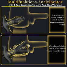 Load image into Gallery viewer, Analvibratoren für Männ Prostata Stimulation Männer Analplug für männer Vibrator Buttplug Sex Spielzeug Mit Tension Shock Funktion Sex Spielzeug für die Manner Anal Vibrator Anal dildo