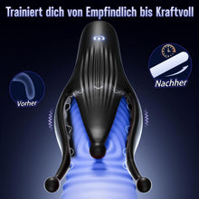 Load image into Gallery viewer, Masturbator Taschenmuschi Upgrade-Größe 10 Zungenmodi Sex Spielzeug für die Männer Paare Extrem Sex Toys für Penis Klitoris Brust Stimulation, Vibratorensets für Männer mit 3D-Partikel Sextoys