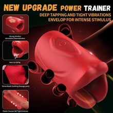 Load image into Gallery viewer, Penistrainer APP Steuerung Elektrischer Masturbator Eichel Stimulator für Männer mit 9 Vibrationsmodi Masturbatoren Oralsex Penis Vibrator Masturbieren Sex Spielzeug für die Männer Solo