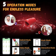 Load image into Gallery viewer, Penistrainer APP Steuerung Elektrischer Masturbator Eichel Stimulator für Männer mit 9 Vibrationsmodi Masturbatoren Oralsex Penis Vibrator Masturbieren Sex Spielzeug für die Männer Solo