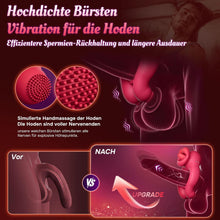 Load image into Gallery viewer, Penisring Sex spielzeug für Paare extrem sex, Erotik Zunge Cockring Sex Spielzeug für die Männer Extrem mit 10 Vibrationsmodi, Dual Penisringe Massagegerät Erotisches Sexspielzeug für Klitoris