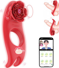 Load image into Gallery viewer, Penisring Sex Spielzeug für die Männer, Penisring Vibrator mit Klitoris Stimulator, Penis Ring Vibratoren Sex Spielzeug für Männer Paare Frauen, 9 Vibrations Cockring