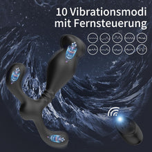 Load image into Gallery viewer, Prostata Stimulation Männer, Vibratorensets für Männer, Analvibratoren Plug für Den Mann, Prostata Analplug Vibration Männer, Analvibratoren Sex Spielzeug für die männer