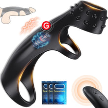 Load image into Gallery viewer, Penisring Sex Spielzeug Für Die Paare, Sex Spielzeug Für Die MäNner Penis Ring 10X Vibrator Mit Fernbedienung, Cockring LangwäHrende Erektion, Penisringe Sex Spielzeug Für Die Frau Klitoris Extrem
