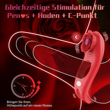 Load image into Gallery viewer, Penisring Sex Spielzeug für die Männer, Penisring Vibrator mit Klitoris Stimulator, Penis Ring Vibratoren Sex Spielzeug für Männer Paare Frauen, 9 Vibrations Cockring