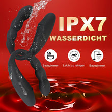Load image into Gallery viewer, Doppeldildos Dildo Anal Vibrator Klitorisstimulator G-punkt Vagina Klitoris Anal Massage Drahtlose Steuerung Dildo Doppel Headed Vibratoren U-förmigen Sex spielzeug für für Frauen Lesben, Paar