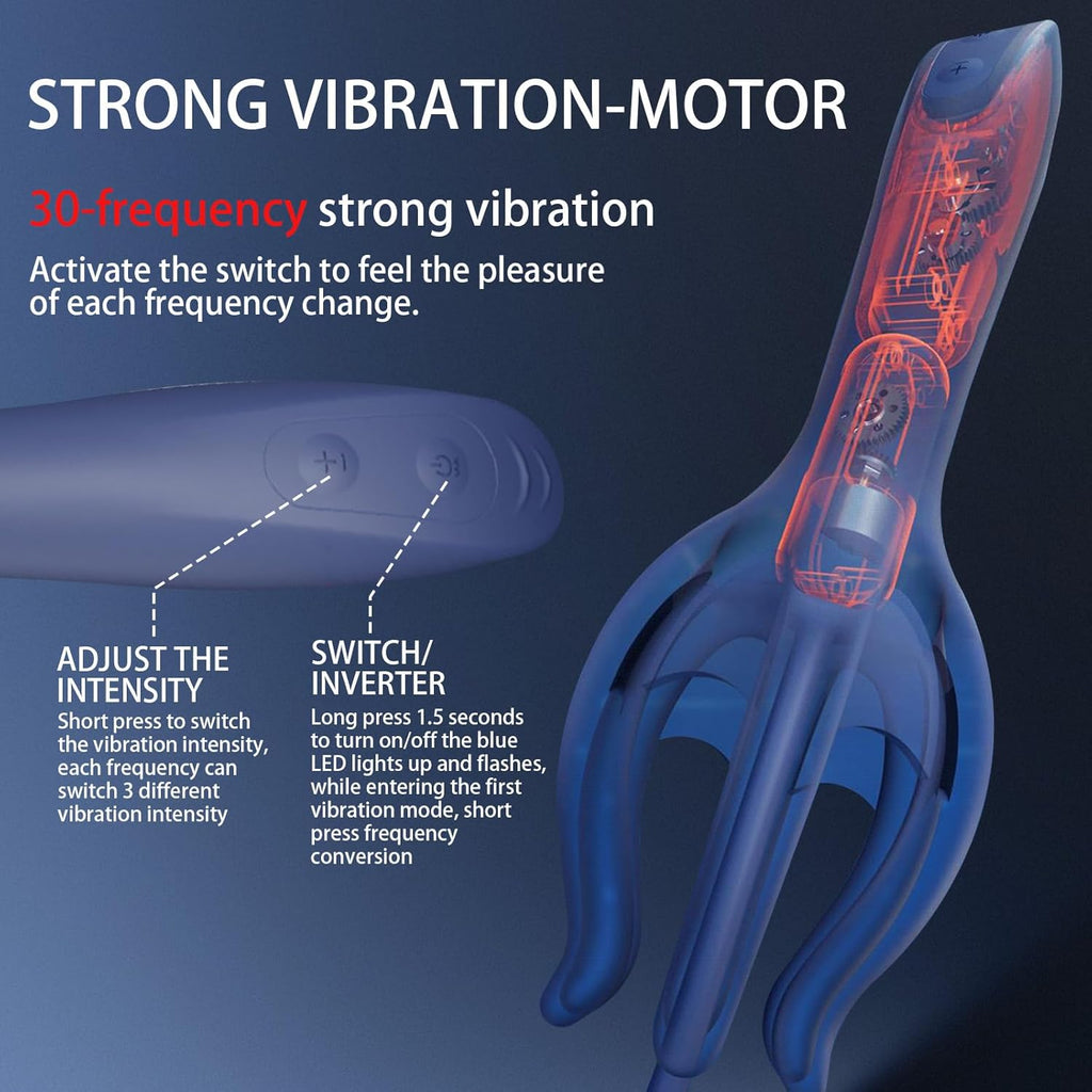 2-in-1-Harnröhren- und Penis-Vibrator für Männer, Harnröhrendilatator, 30 Vibrationsmodi, Prostatastimulator, Dilatatoren, Harnröhren- und Penis-Plug, Masturbator für Männer