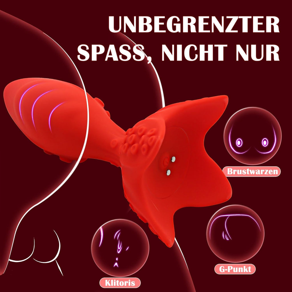 Oktopus Analvibrator Prostata Vibrator mit 7 Vibrationsmodi und 7 360°Rotationsmodi Prostata Stimulation Männer mit Fernbedienung Analvibrator Buttplug Analplug Sex Spielzeug die Männer Paare