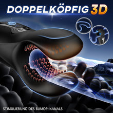 Load image into Gallery viewer, Masturbieren für Männer Masturbator Penis Trainer mit 10 Beißfunktion Sex Spielzeug für die Männer Handheld Penis Vibrator Masturbatoren mit 3D-Weichpartikel 10 Vibrationsmodi Männer Mastorbator