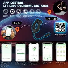 Load image into Gallery viewer, Männlicher Prostata Stimulator Massagegeräte Analvibratoren mit Penisring Analplug für Männer APP Steuerung Analplug 10 Vibrationen und 10 Swing modi Dehnbar Silikon Penisringe Sexspielzeug