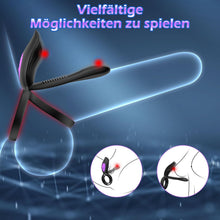 Load image into Gallery viewer, Penisring Vibrator Sex Spielzeug für die Männer, KALESTA Paarvibrator Paare Cockring mit 10 Vibrationsmodi, Penisring Sex Toys mit APP-Steuerung Männer Sex Sexspielzeug, Sex Spielzeug für Paare