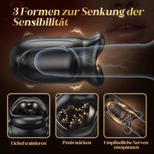 Load image into Gallery viewer, 4-in-1 Mouth-shaped Masturbating for Men, Soft Masturbator Oral Sex Glans Stimulator, Electric Sex Toy for Men, Solo Quiet Pocket Pussy Vibrator with 10 Vibrations &amp; App