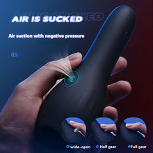 Load image into Gallery viewer, Buntune Elektrischer Cup Masturbator Sexspielzeug für Männer Silikon Penis Trainer Vibrator mit 10 Vibrationsmodi und Zunge Lecken Saugmodi Eichel Stimulator für Herren Taschenmuschi Massagegerät