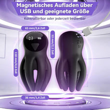 Load image into Gallery viewer, Masturbieren für Männer Elektrischer Masturbator - Sex Spielzeug für die Männer mit 10 verschiedenen Vibrationen zur Stimulation des Eichel und Verlängerung der Ausdauer, Stärker Power Penis Vibrator