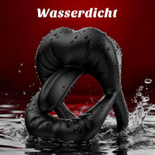Load image into Gallery viewer, Dual Penisring Vibrator mit 360° Verstellbarem Tongue Klitorisstimulator, Sex Spielzeug für die Paare Männer, Penis Ring Sexspielzeug für Paare Extrem Sex, Penisringe Sextoysets für Paare Sex Cockring