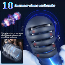 Load image into Gallery viewer, Latest 3.0 Vibrator Masturbating for Men Electric, Sword Helmet Design Glans Stimulator Man Masturbators Ring Vibrator, 10 Vibrator Modes, Prostate Vibration Men Masturbator
