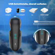 Load image into Gallery viewer, Elektrische Eichelvibrator,Penis-Vibrator mit einstellbarer Größe,10 Vibrationsmodi Neuer Masturbatoren,Elektrische Masturbatoren Penis Trainer, Männer Eichel Stimulator Silikon Sexspielzeug