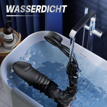 Load image into Gallery viewer, 3 in1 Penisring Analvibratoren Prostata Stimulation mit 7 Stoßfunktion 7 Vibrationsmodi