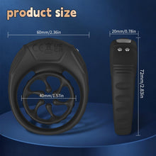Load image into Gallery viewer, Penistrainer Vibrator Vergrößerung Cockring Stimulator mit 9 Vibrationsmodi