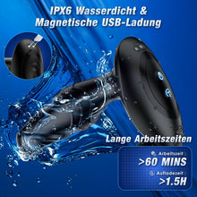 Load image into Gallery viewer, Analvibratoren für Männ Prostata Stimulation Männer Analplug für männer mit 10 Schlagmodi 10 Vibrationen Sexspielzeug für die Männer Anal Vibrator Dildo Vibratorensets für Männer Perineum Stimulation