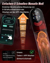Load image into Gallery viewer, 4-in-1 Penispumpe Sex Spielzeug für die Männer Masturbator, APP Manuell &amp; Automatisch Elektrische Vakuumpumpe mit 4 Trainingsmodi &amp; 8 Saugstufen Masturbieren für Männer, Penis Pumpe mit 6 Penisring