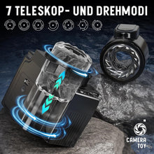 Load image into Gallery viewer, Masturbieren für Männer, Elektrischer Masturbator Sex Spielzeug für die Männer mit 7 Teleskop und Drehfunktionen 7 Vibrationsmodi, Taschenmuschi Masturbatoren Erotisches Sexspielzeug für Männer Solo
