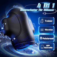 Load image into Gallery viewer, Tauara Masturbating for Men, Egg Masturbators, 4-in-1 Sex Toy for Men, Vibrator Trainer with 10 Vibrations, App Masturbator Glans Stimulator Vibrator Sets for Men Sex Toy