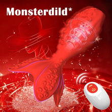Load image into Gallery viewer, Oktopus Analvibrator Prostata Vibrator mit 7 Vibrationsmodi und 7 360°Rotationsmodi Prostata Stimulation Männer mit Fernbedienung Analvibrator Buttplug Analplug Sex Spielzeug die Männer Paare