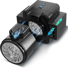 Load image into Gallery viewer, Masturbieren für Männer, Elektrischer Masturbator Sex Spielzeug für die Männer mit 7 Teleskop und Drehfunktionen 7 Vibrationsmodi, Taschenmuschi Masturbatoren Erotisches Sexspielzeug für Männer Solo