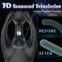 Load image into Gallery viewer, Penisvibrator mit Klopf- und Vibrationsfunktion