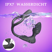 Load image into Gallery viewer, Penisring Anal Vibrator Sex Spielzeug für die Männer, Penis Ring Analvibratoren Sex spielzeug für Paare extrem sex, Cockring Erotik Sexspielzeug für Klitoris, 9 Vibrationsmodi Penisringe Massagegerät