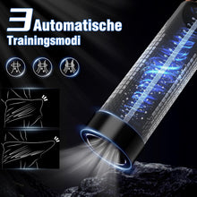 Load image into Gallery viewer, Penispumpe für Penisvergrößerung Sex Spielzeug für die Männer, Elektrische Penis Vakuumpumpe mit Taschenmuschi 4 + 3 Saugstufen, IPX7 100% Wasserdicht Erektion Masturbator mit 2 Silikonhülsen