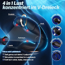 Load image into Gallery viewer, Analvibratoren für Mann Prostata Stimulation Männer mit 360° Rotierende Analdehnung Massage &amp; 9 Intensiv Vibrationsmodi Analplug Anal Vibrator Sex Spielzeug die Männer Penisring APP Tagnaff