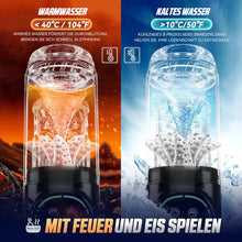 Load image into Gallery viewer, Elektrischer Masturbator Masturbieren für Männer 7 Teleskopfunktion &amp; Rotierend &amp; Saugen, Sex Spielzeug für die Männer Realistisch Zungenleck Blowjob, Taschenmuschi Masturbatoren Penis Pussy Sex Toys