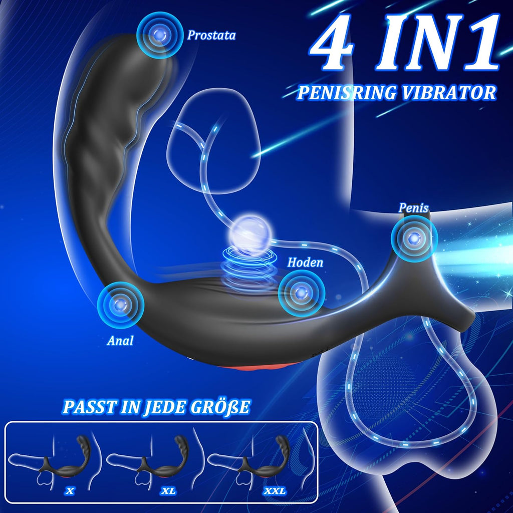 nal Vibrator Prostata Stimulation Männer mit Penisring Sex Spielzeug für die Männer Anal Dildo Analplug Analvibratoren für Mann Anal Plug Vibratorensets für Männer mit 9 Vibrationsmodi Sex Toys