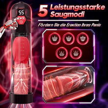 Load image into Gallery viewer, Elektrische Penispumpe – Sexspielzeug für Männer – Pumpen &amp; Vergrößerer, Masturbator für Männer mit 5 Saugstufen und 7 Vibrationsmodi, Penisvergrößerer für Männer zur Förderung der Erektion