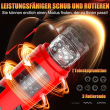 Load image into Gallery viewer, Elektrischer Masturbator Mann Handfrei Cup mit 7 Modi Teleskop und Rotation