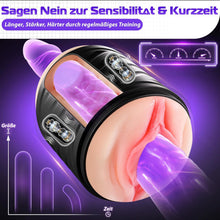 Load image into Gallery viewer, Masturbator Sweetdira Masturbieren für Männer, Realistisch Masturbatoren Vagina Anal Sex Spielzeug für die Männer Taschenmuschi 10 Vibrationen, Vibratorensets für Männer Sexspielzeug Solo, Sex Toy