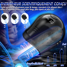 Load image into Gallery viewer, Penis Vibrator Trainer Masturbatoren Sexspielzeug-Elektrische Cup-Masturbatoren Mit LCD-Display &amp; 10 Vibrationsmodi,360°Wrapping Glans Stimulator,sex spielzeug für die männer Vibratorensets für Männer