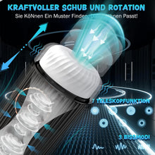 Load image into Gallery viewer, Elektrischer Masturbator Cup, Masturbieren für Männer mit 3 Saugmodi 7 Modi Teleskopfunktion, Sex Spielzeug für die Männer, Masturbieren für Männer, Taschenmuschi Penis Masturbatoren