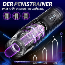 Load image into Gallery viewer, Masturbator Sexmaschine Maschinen &amp; Geräte Masturbieren für Männer mit 7 Modi Teleskopfunktion und Rotation, Sex Spielzeug für die Männer, Penis App-Steuerung LCD Display Masturbatoren