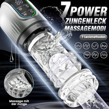 Load image into Gallery viewer, Masturbieren für Männer Elektrischer - Sex Spielzeug für die Männer Masturbator mit 7 Saugmodi &amp; Rotationsmodi &amp; Zunge lecken - Masturbatoren Sexspielzeug Taschenmuschi Sexspielzeug für Männer Solo