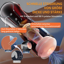 Load image into Gallery viewer, Masturbieren für Männer PINTLE Elektrische Cup-Masturbatoren mit 10 Saugen &amp; Schlucken &amp; Vaginalverengung &amp; Kolbenbewegung Leise Bohrmaschine Blowjob Sex Spielzeug für die Männer Paare Solo Sextoys